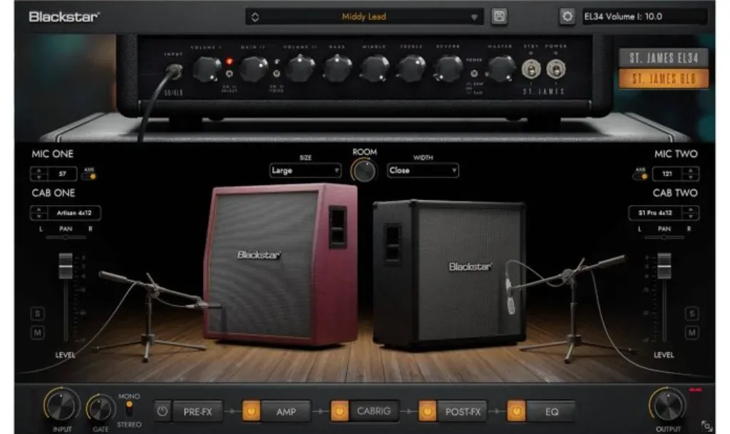 Усилитель Blackstar St James plugin