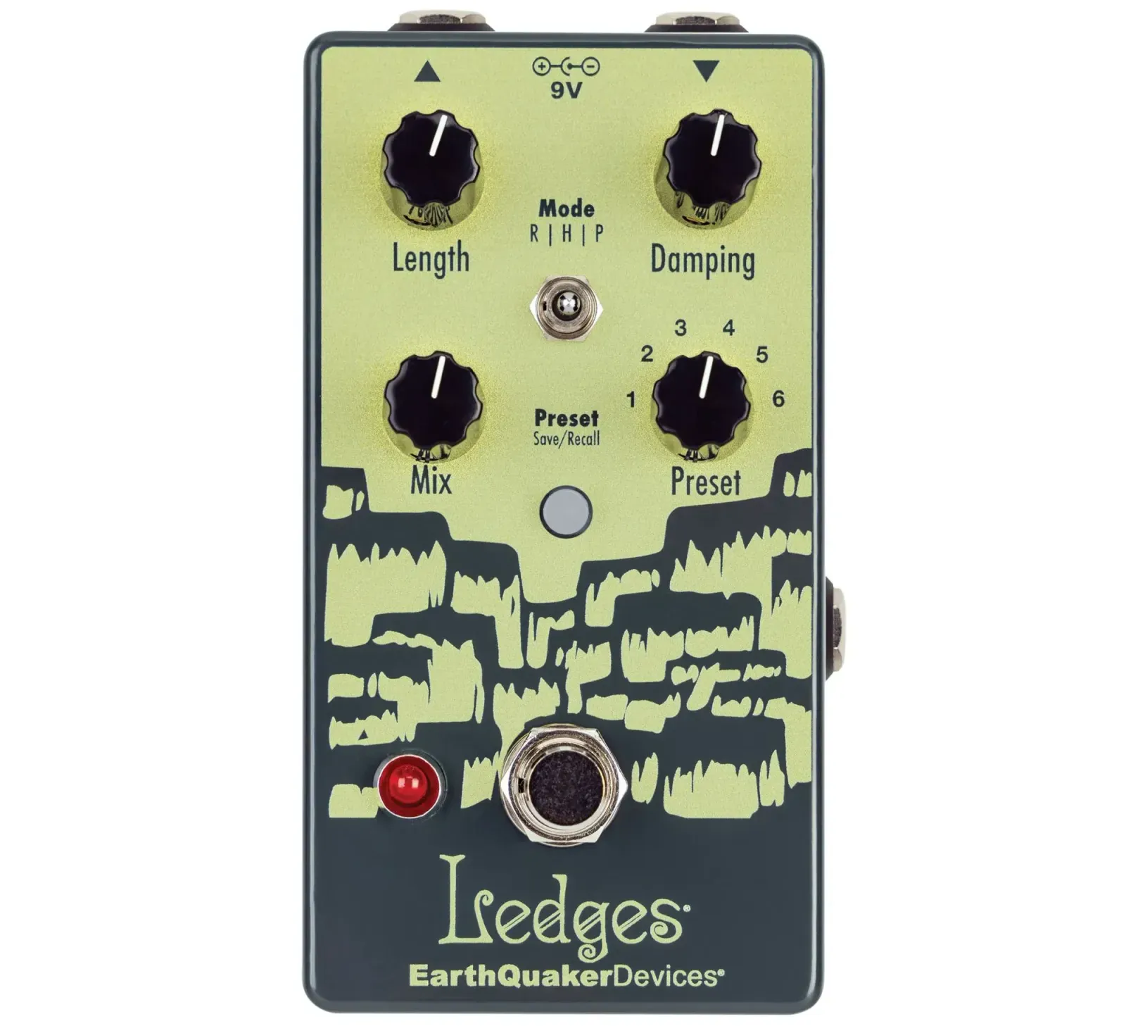 Электрогитара EarthQuaker Devices Ledges Tri-Dimensional Reverberation Machine