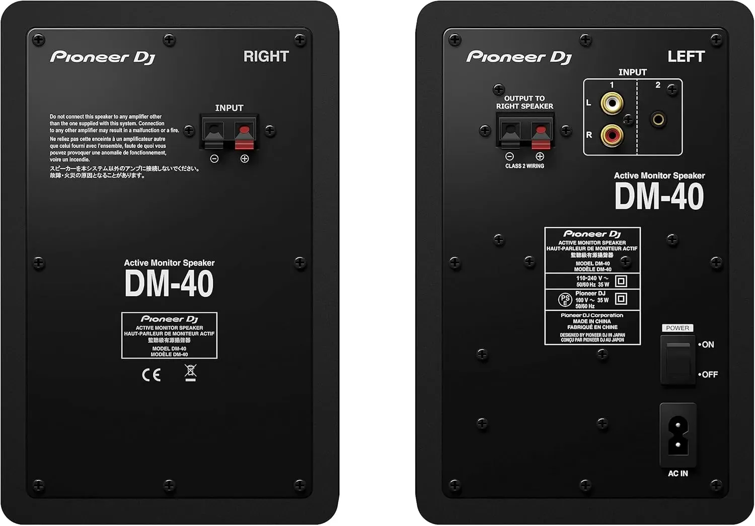 Студийные мониторы Pioneer DJ DM-40