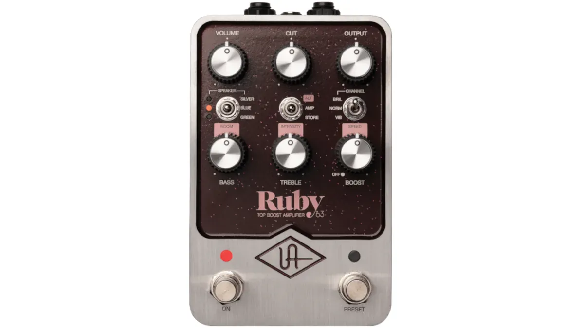 Педаль Ruby ’63 Top Boost Amplifier