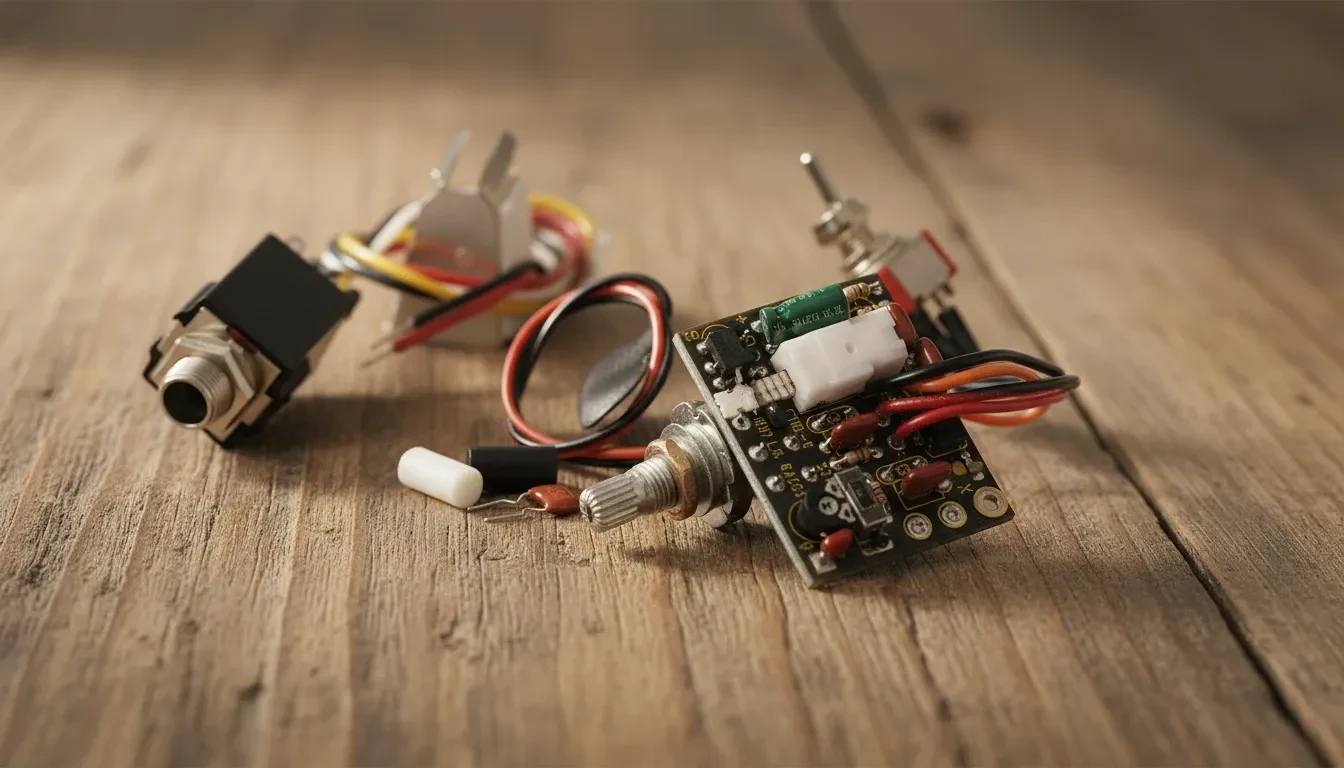 Темброблок для акустической гитары