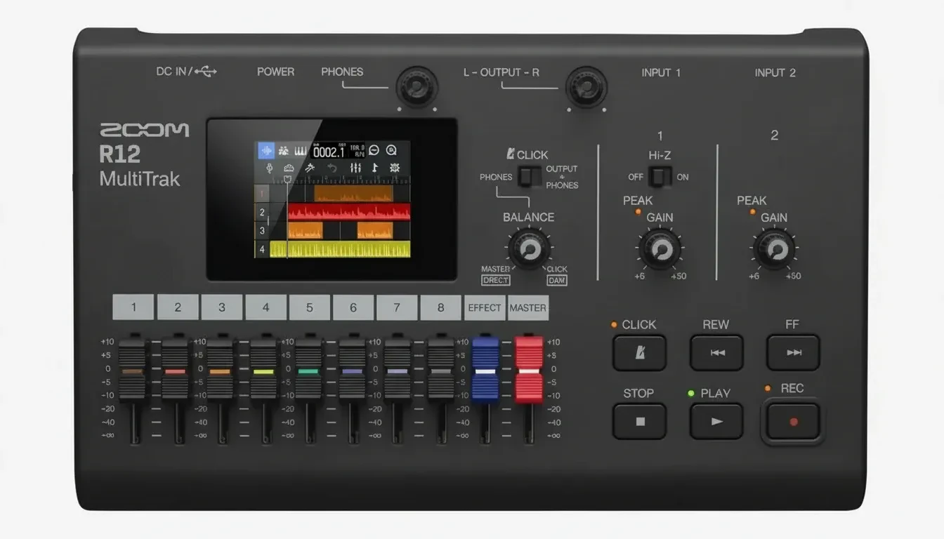 Цифровая портастудия Zoom R12 MultiTrac
