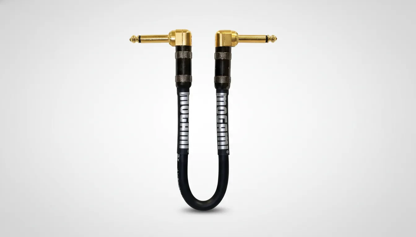 Патч-кабель инструментальный Mogami Platinum Guitar Patch Cable Right Angle Connectors 0.3 м