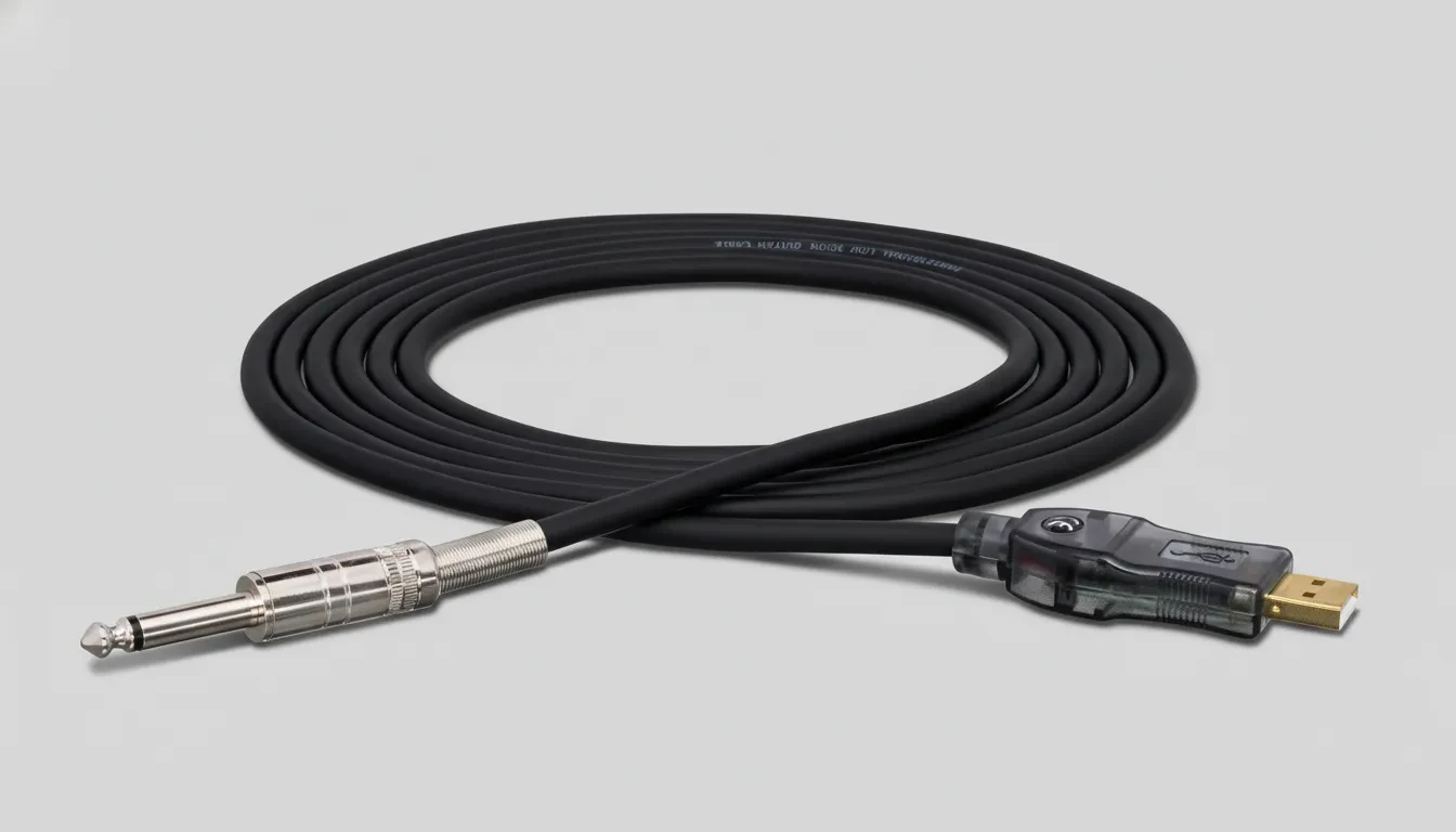 USB-кабель для гитары Hosa Technology USQ-110 Tracklink 10ft, 1/4" TS &mdash; USB Type-A