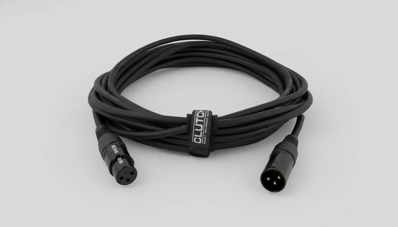 DMX-кабель CLUTCH DMX3P25FT-50PACK Black 7.6 м