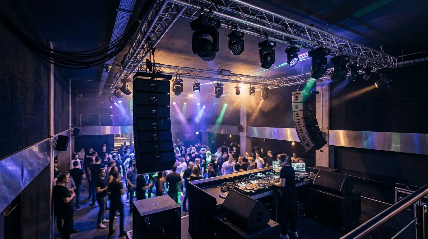 Сколько стоит звук и свет для клуба: примерный расчет бюджета