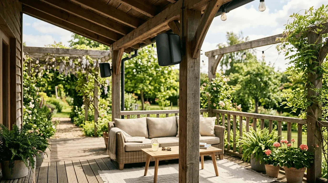 Как выбрать всепогодную акустику для летней веранды