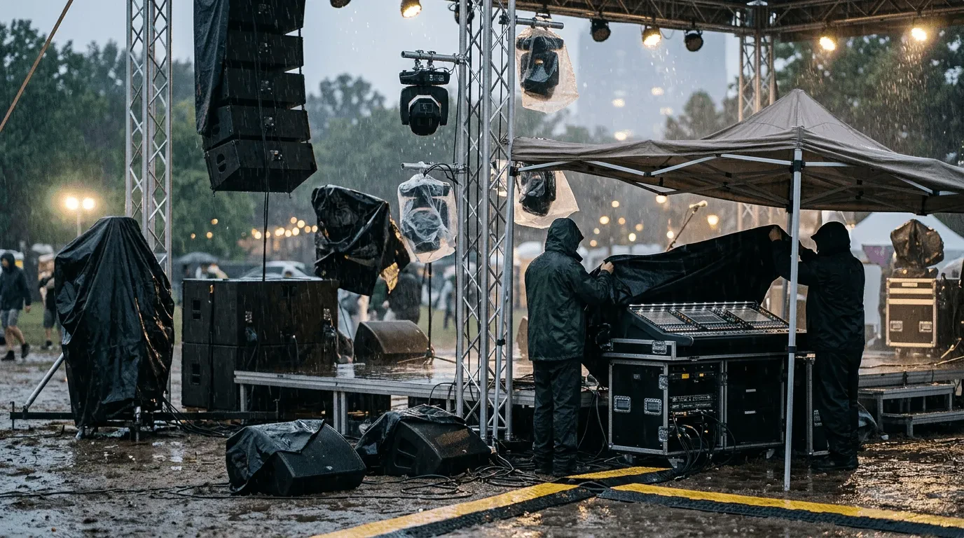 Защита звукового и светового оборудования от дождя и пыли: разбираемся в стандартах IP