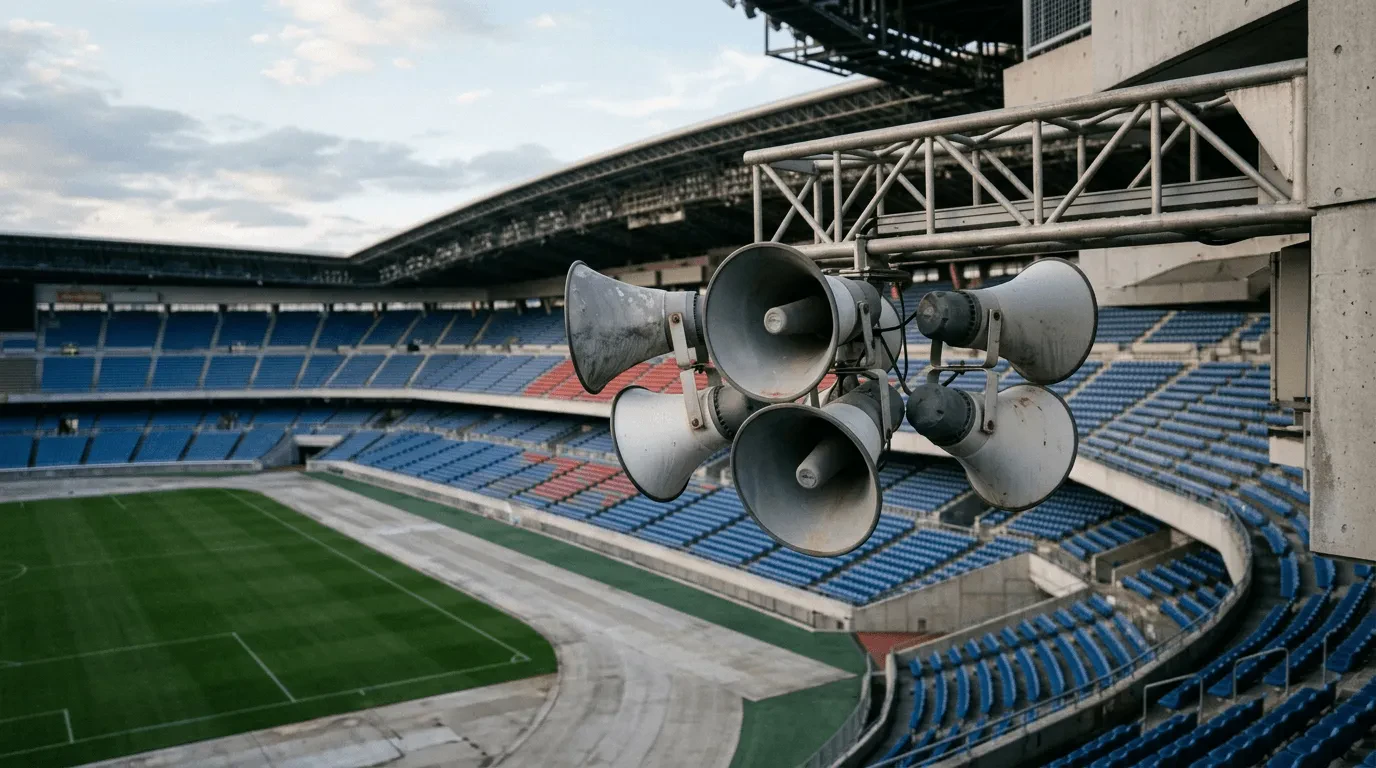 Рупорные громкоговорители: где и как применять на улице