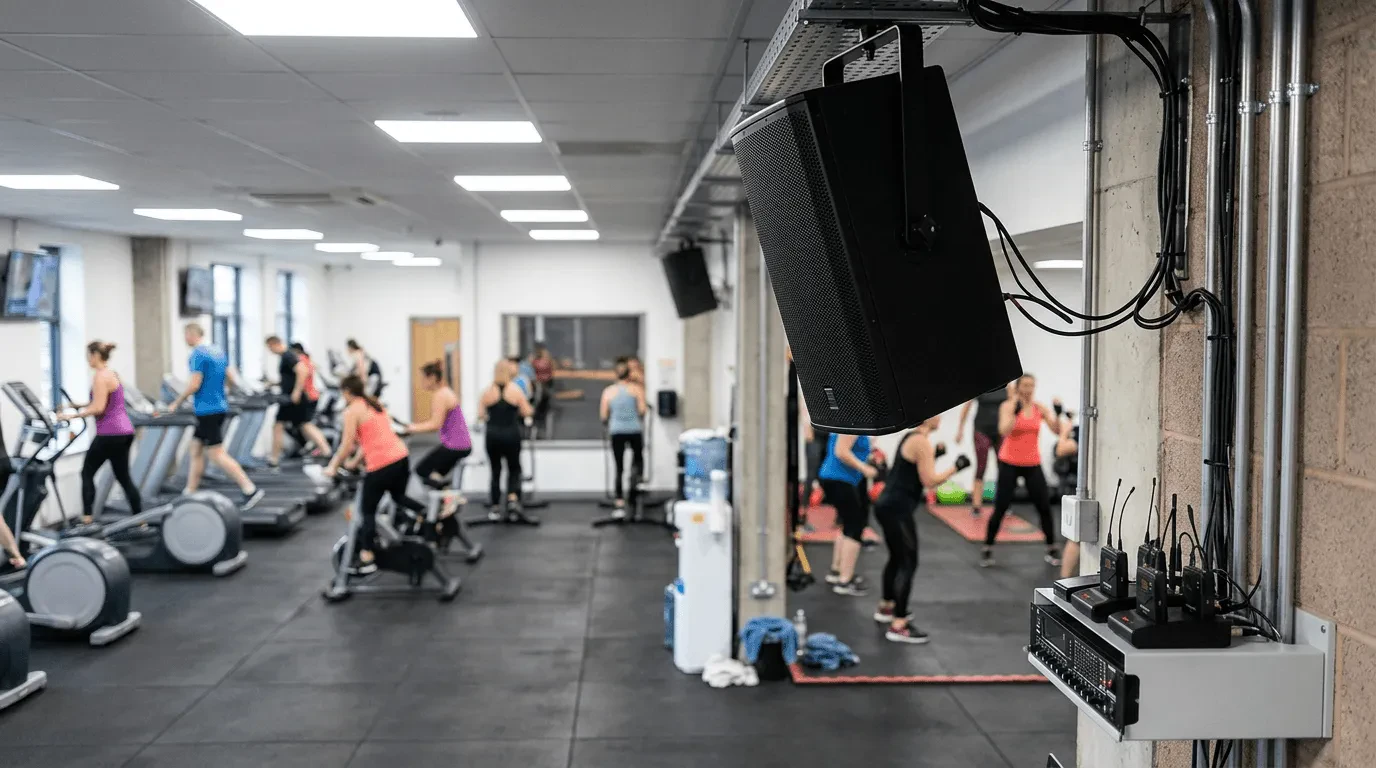Как выбрать звуковое оборудование для фитнес-клубов и тренажерных залов