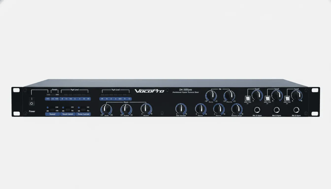 Микшер для караоке VocoPro DA-1000PRO 3-Channel Karaoke Mixer