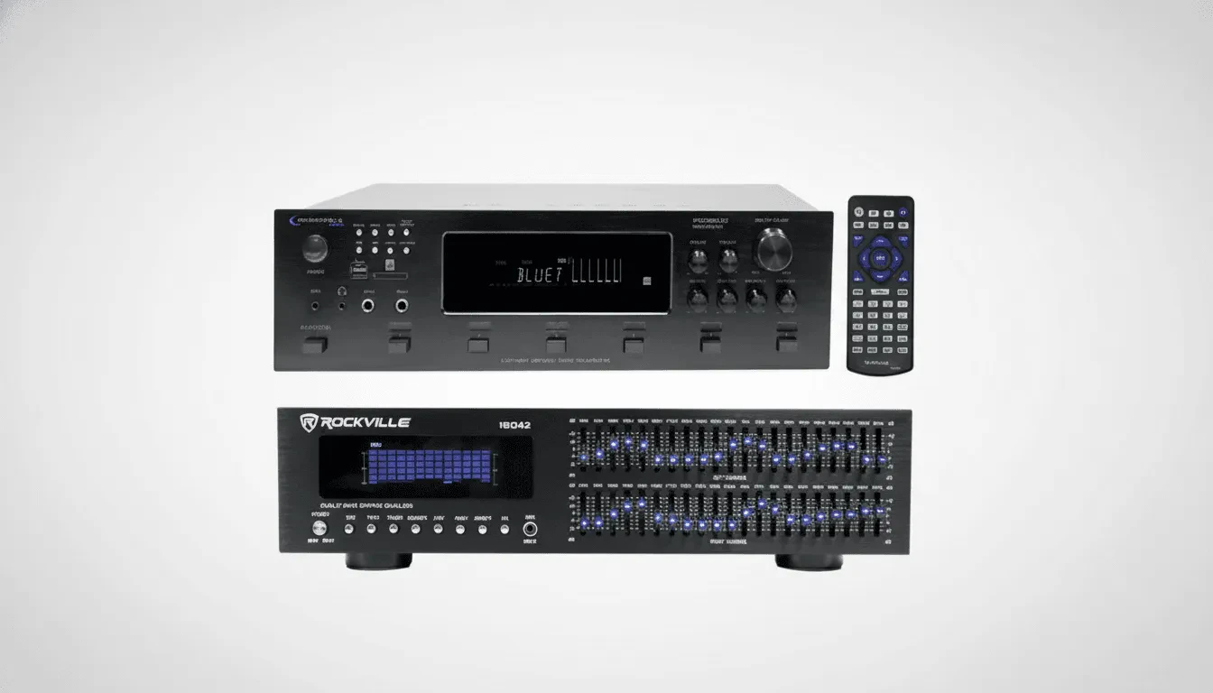 Усилитель для караоке Technical Pro H12X500UBT + REQ42-B + (8) HP5S BK 6000W, 6 зон, Bluetooth, 5.25"