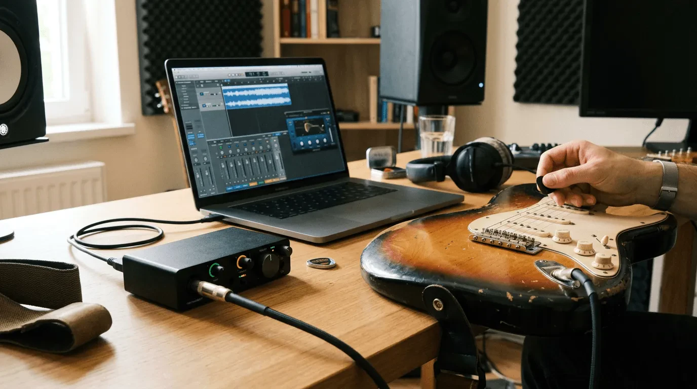 Как подключить гитару к компьютеру