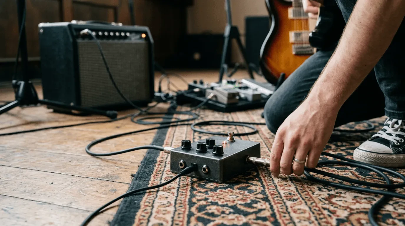 Как подключить гитарную педаль