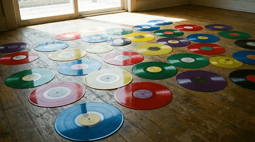 Как производят цветные пластинки