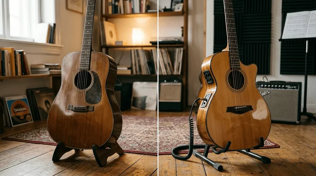 Акустическая или электроакустическая гитара: в чем разница и что лучше выбрать