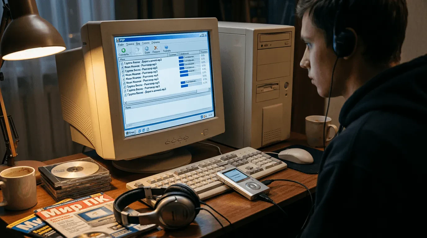 MP3 и файлообмен: музыка без физического носителя