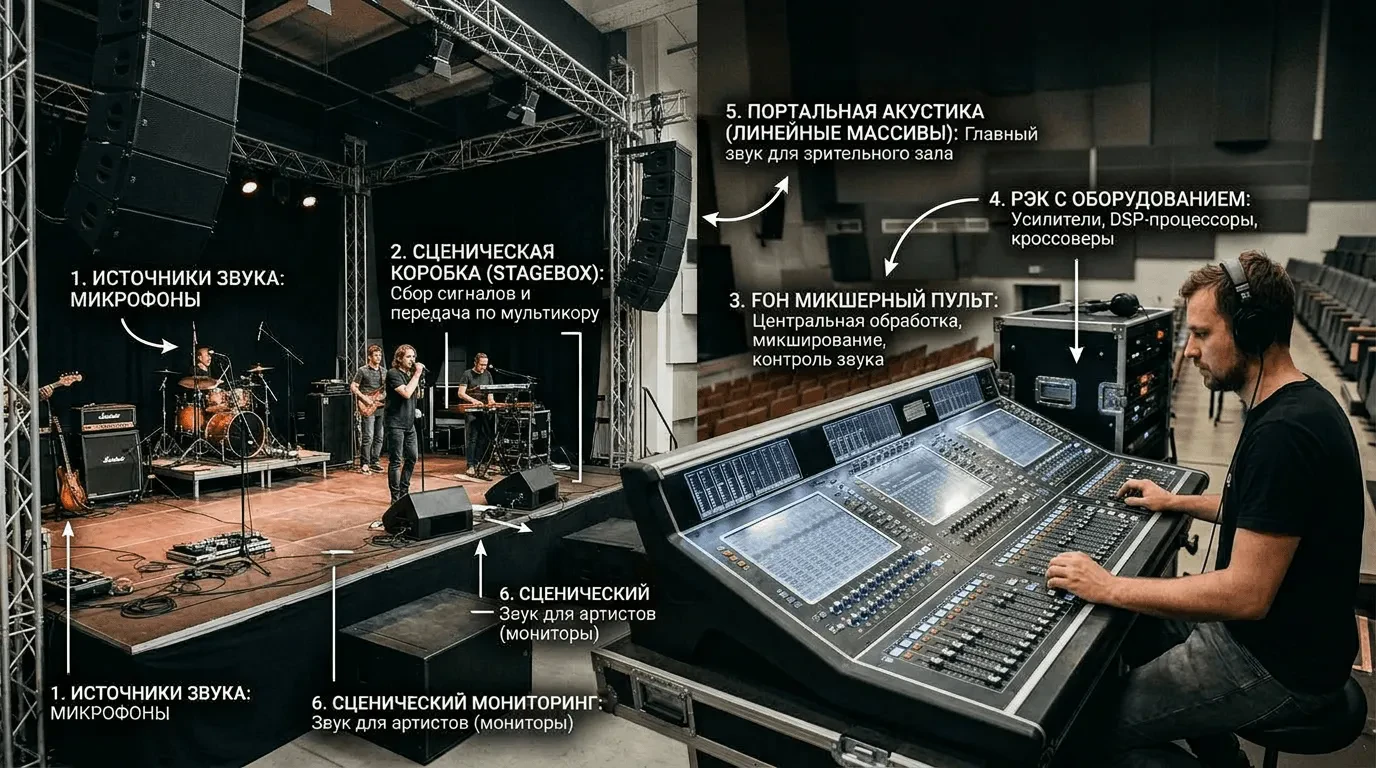 Как устроен концертный звук: обзор оборудования