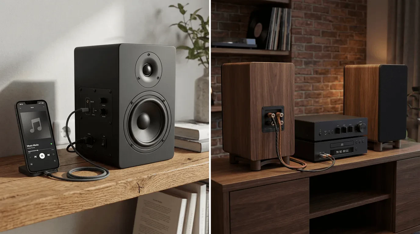 Активные или пассивные колонки: в чем разница и что лучше выбрать?