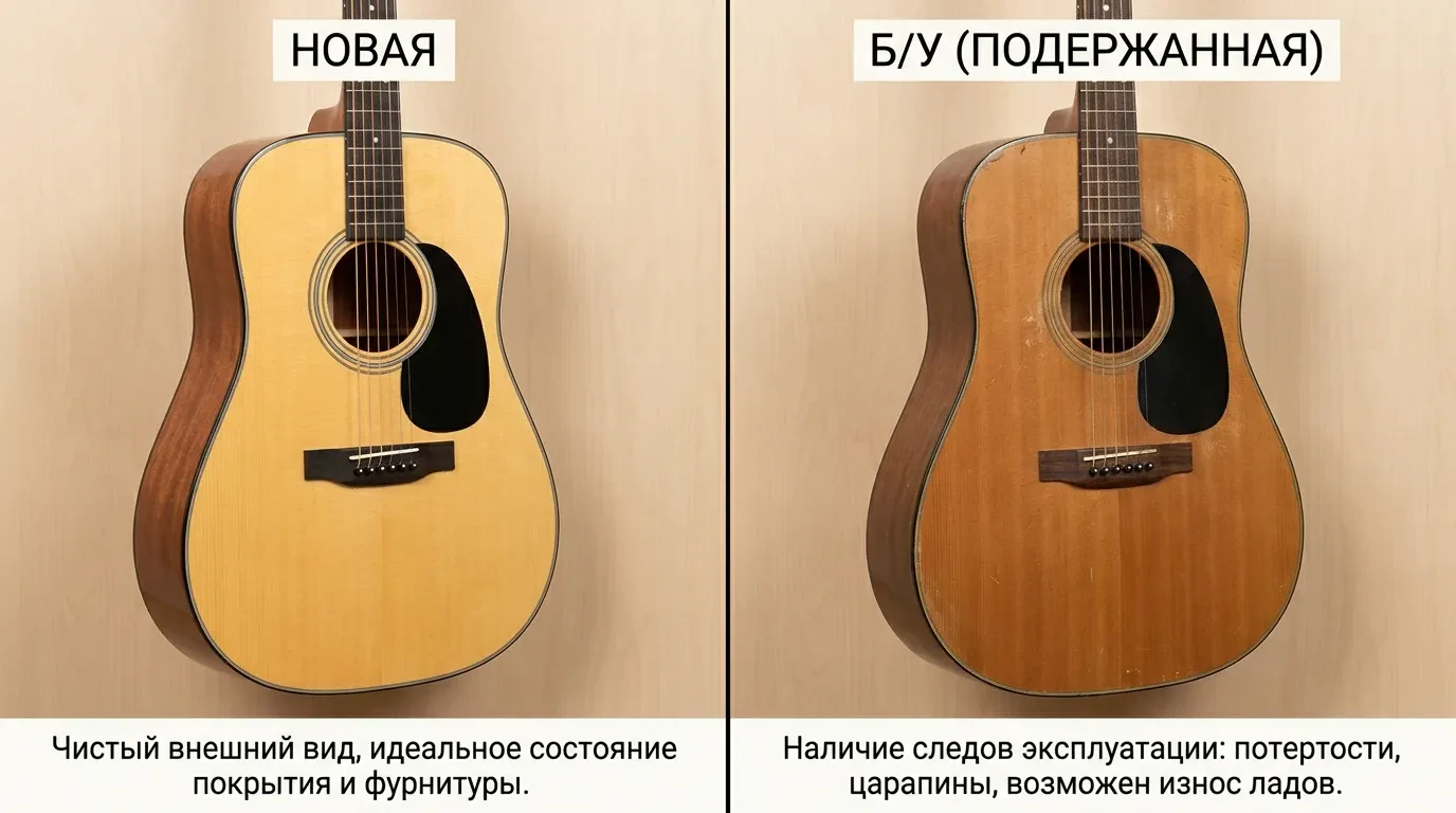 Новая или подержанная (б/у) Новая или подержанная (б/у)
