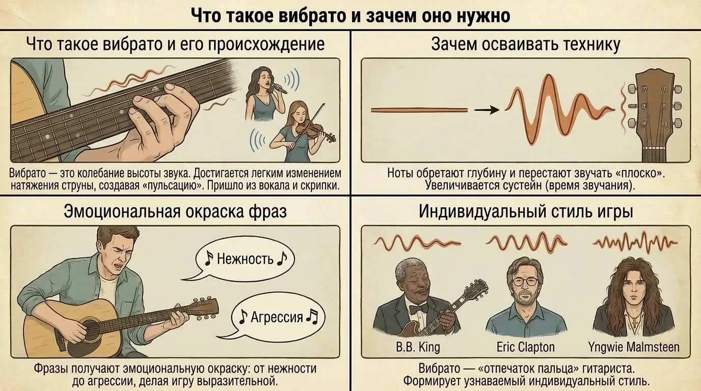 Что такое вибрато и зачем оно нужно
