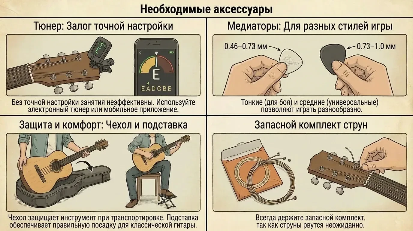 Необходимые аксессуары для гитариста Необходимые аксессуары для гитариста