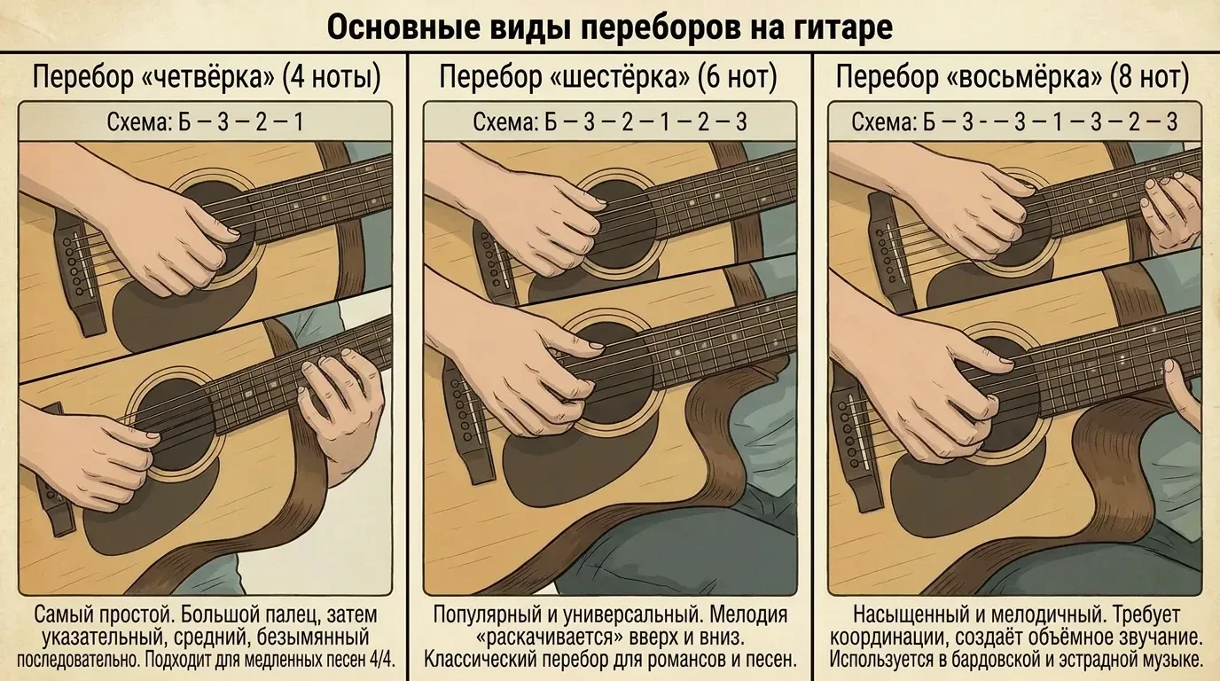 Основные виды переборов Основные виды переборов