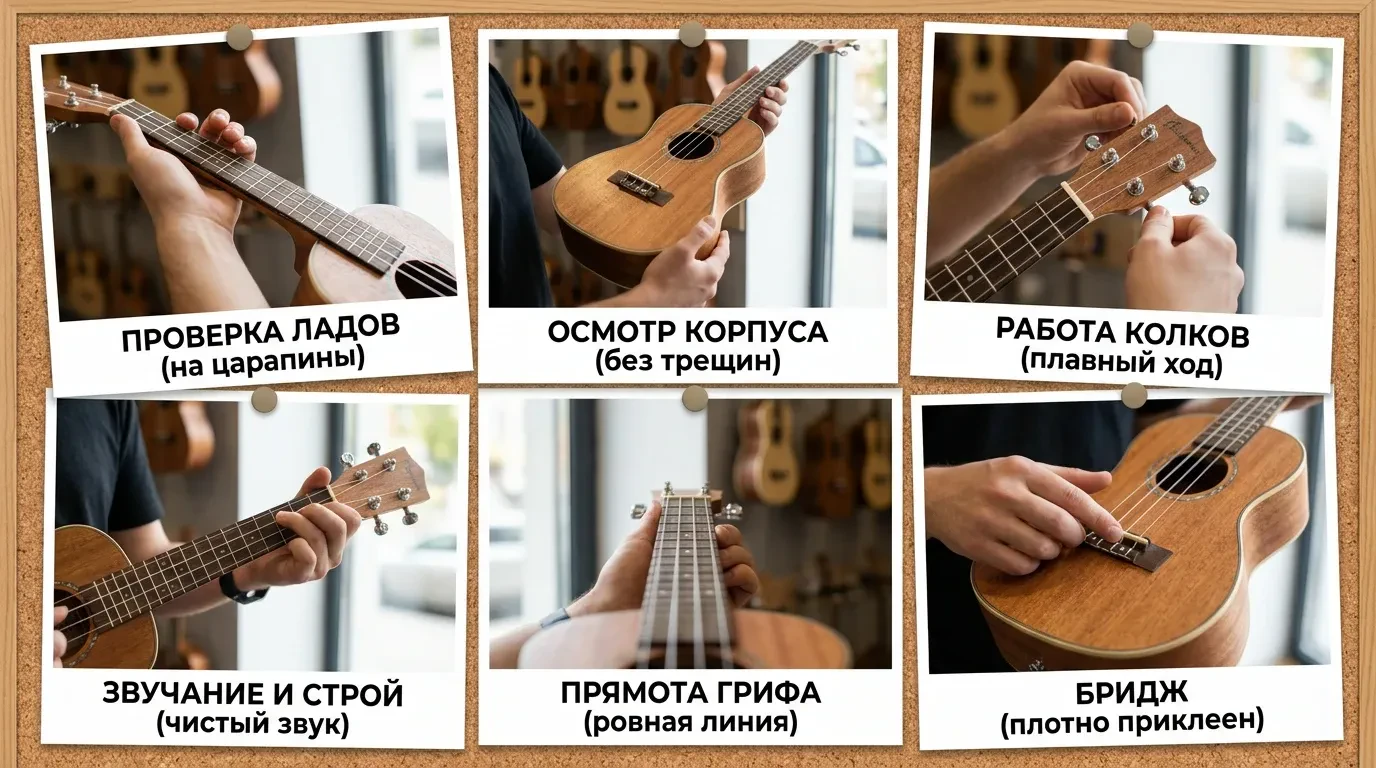 Как проверить укулеле при покупке