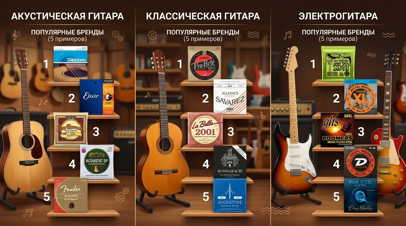 Какой бренд струн самый лучший и почему