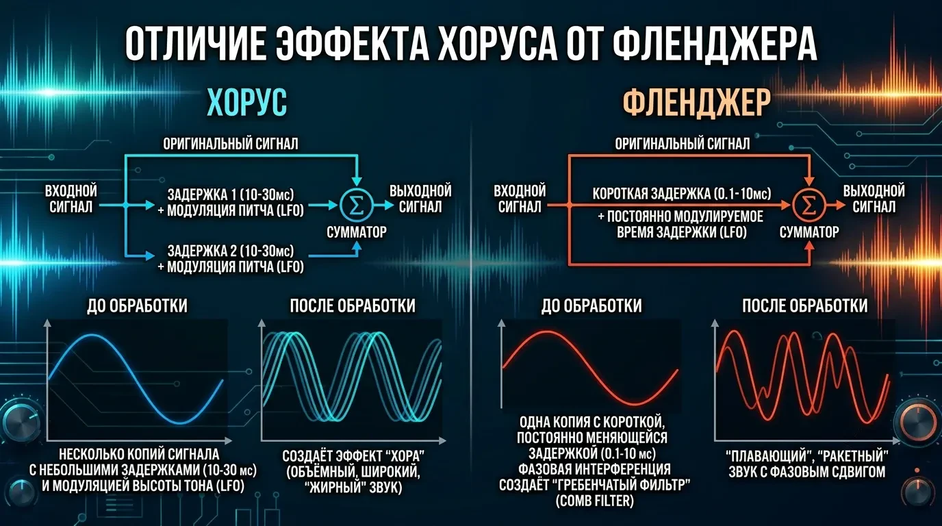 Отличие хоруса от фленджера