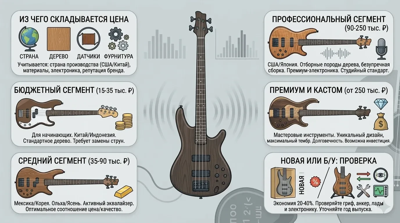 Сколько стоит хорошая бас-гитара Сколько стоит хорошая бас-гитара