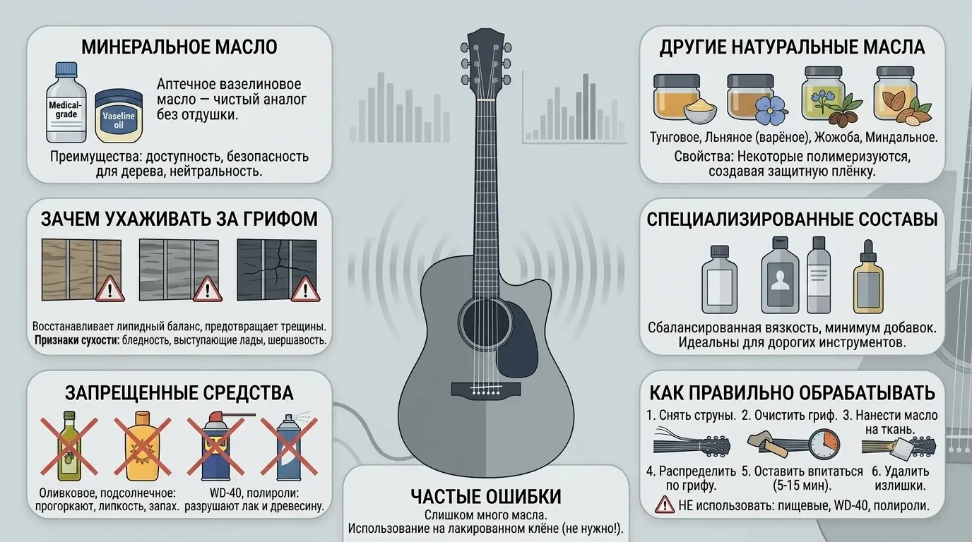 Чем заменить лимонное масло для гитары Чем заменить лимонное масло для гитары