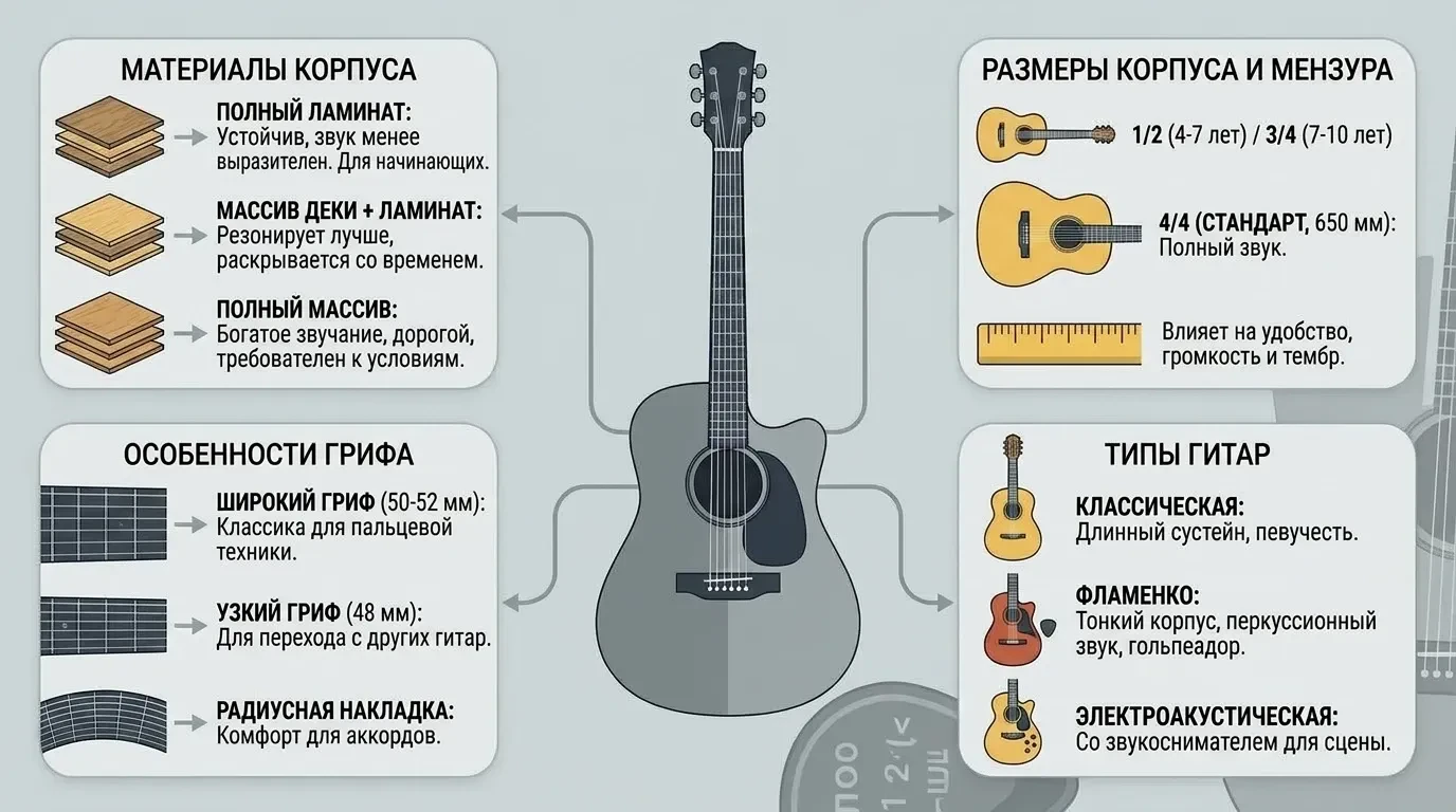 Чем отличаются классические гитары Чем отличаются классические гитары