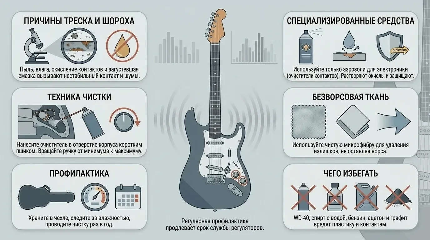 Чем чистить потенциометры на гитаре Чем чистить потенциометры на гитаре