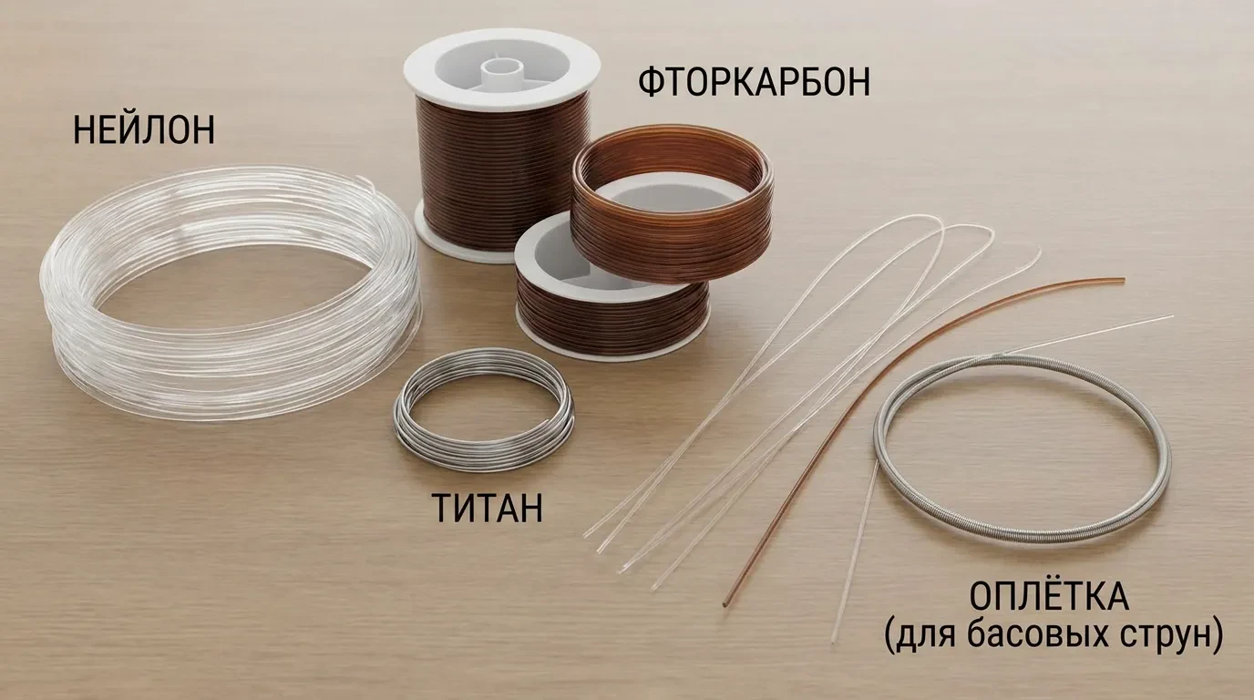Из чего сделаны струны для укулеле Из чего сделаны струны для укулеле
