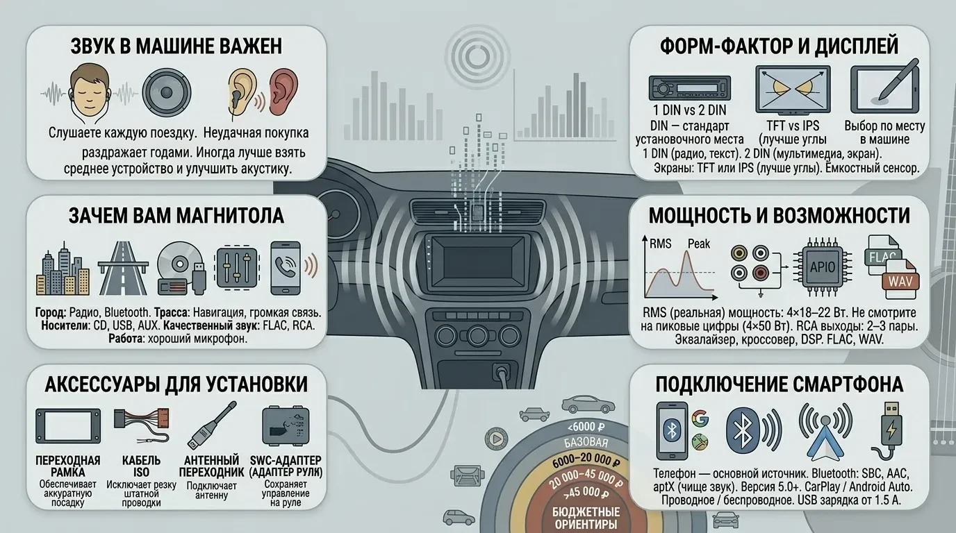 Как выбрать автомагнитолу