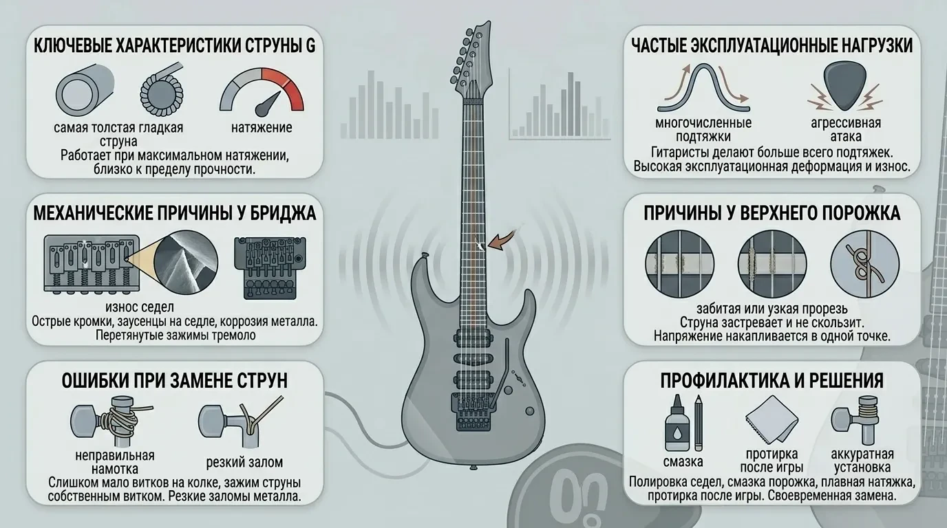 Почему рвется третья струна Почему рвется третья струна