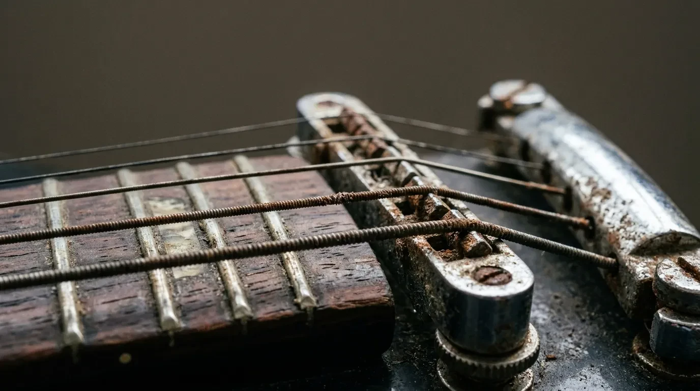 Чем вредны старые струны для гитары Чем вредны старые струны для гитары