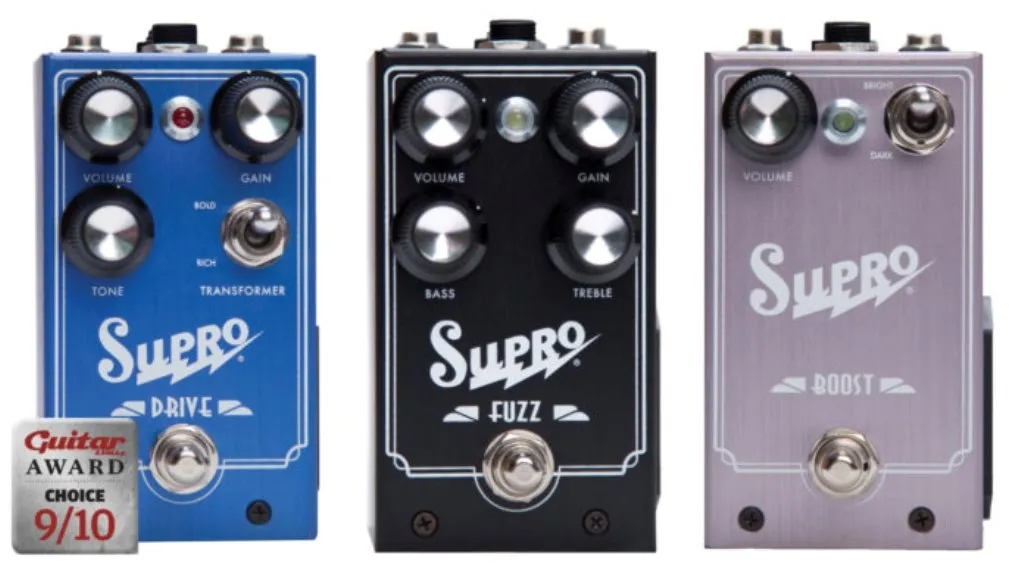 Supro Drive, Fuzz & Boost