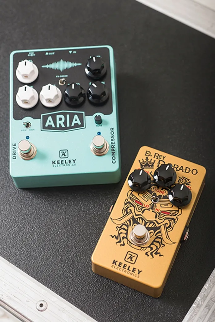 Keeley El Rey Dorado Distortion & Aria Compressor