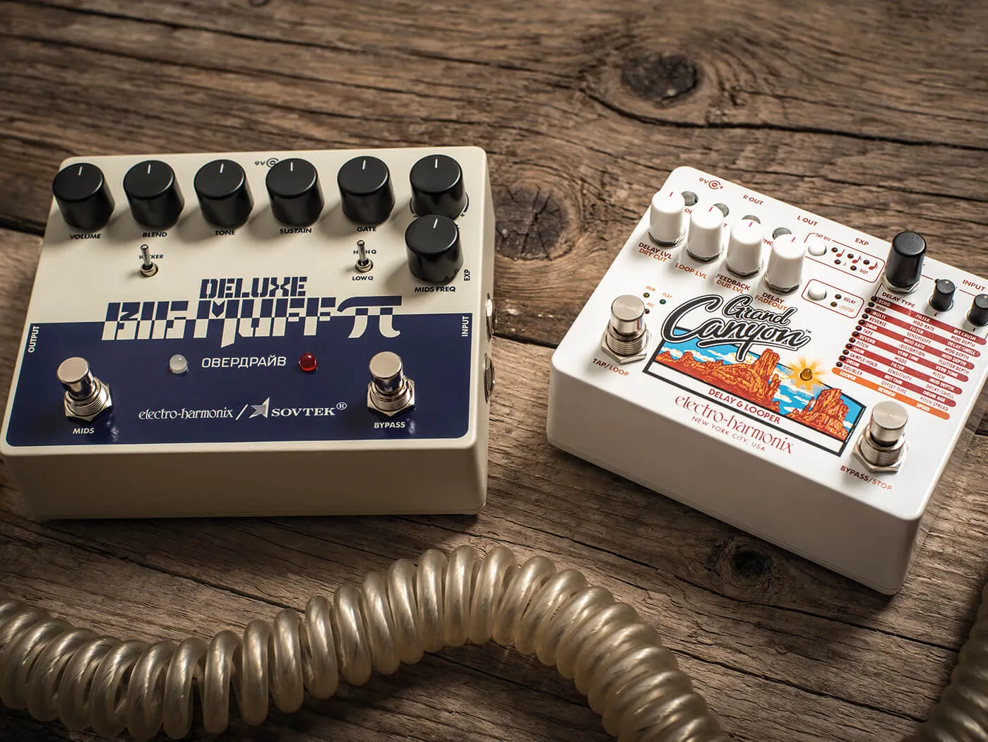 Electro-Harmonix Sovtek Deluxe Big Muff Pi & Grand Canyon