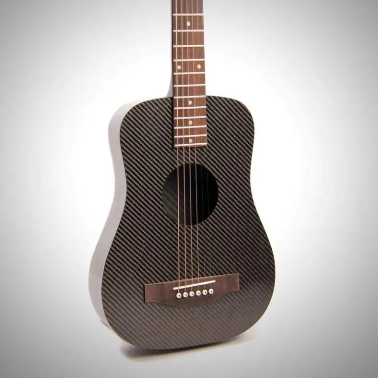 KLOS Carbon Fiber Acoustic Electric Travel Guitar