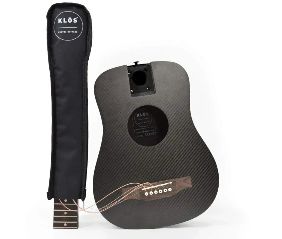 KLOS Carbon Fiber Acoustic Electric Travel Guitar