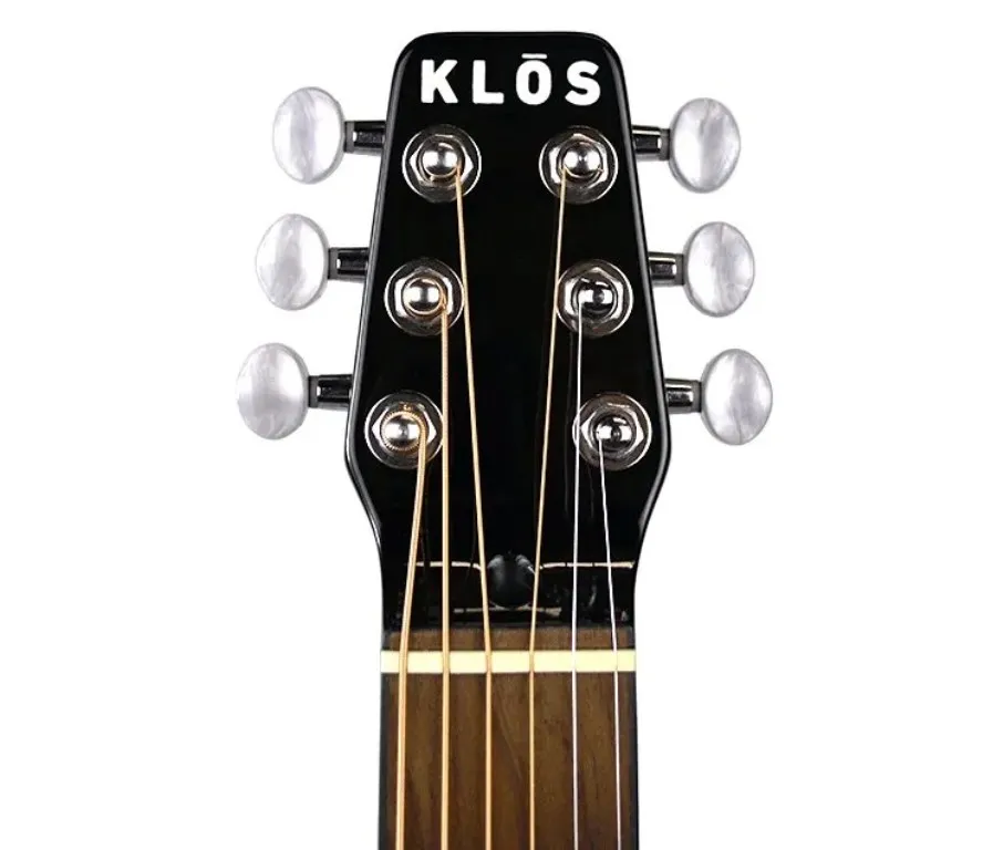 KLOS Carbon Fiber Acoustic Electric Travel Guitar