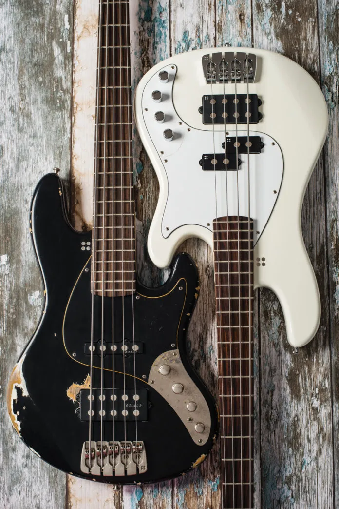 <Sandberg California II VM4 & TM5></p><p>Прошло два десятилетия с тех пор, как компания Fender представила на выставке NAMM свои первые Relics, и за прошедшие годы множество производителей последовали примеру большой пятерки и стали наносить на свои инструменты намеренные следы возраста и износа. Мы уже успели попробовать версию немецкой компании Sandberg, которая занимается искусственным старением, - бас MarloweDK с отделкой Hardcore Aged. В этом месяце у нас есть обновленный California II TM5, который был подвергнут недавно придуманному процессу Hardcore Aged Reserve (HAR). У нас также есть новая модель VM4, которая, в отличие от TM, склоняется в сторону J-баса, но в ней ощущается сильное влияние P. Обратите внимание, что поскольку это инструменты ручной сборки, вы можете изменить многие характеристики, хотя многие из них требуют дополнительных затрат - например, базовая модель TM5 стоит всего £1 299.</p><h2>TM5</h2><p><img src=