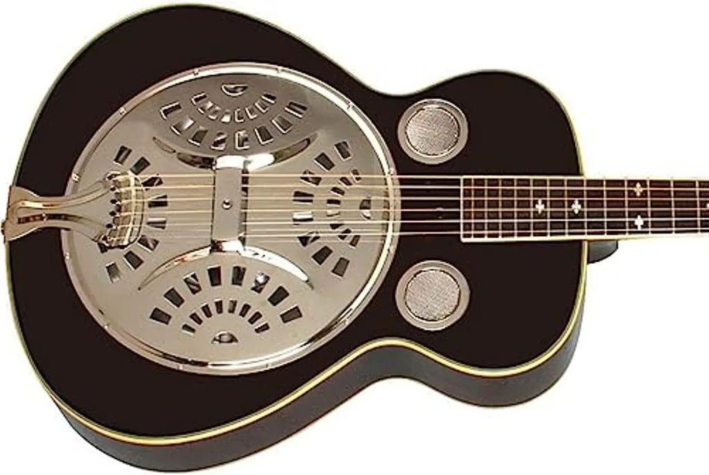 Rogue Classic Spider Resonator Black Roundneck