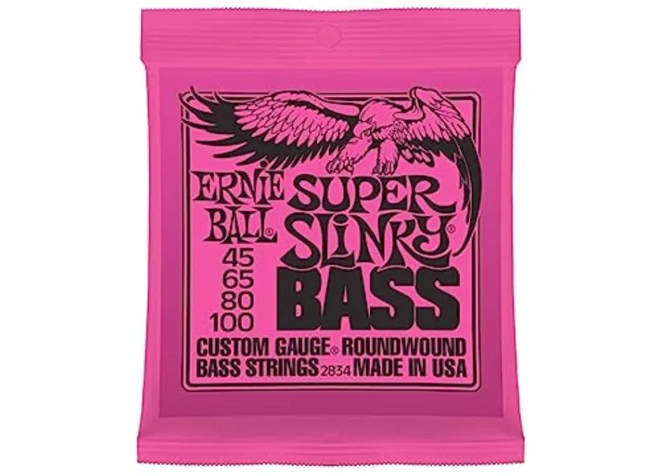 Ernie Ball 2834 Super-Slinky Electric Bass Guitar Strings