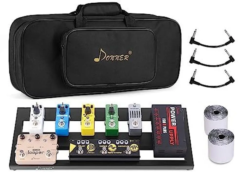 Donner Guitar Pedal Board Case DB-2 Aluminium Pedalboard