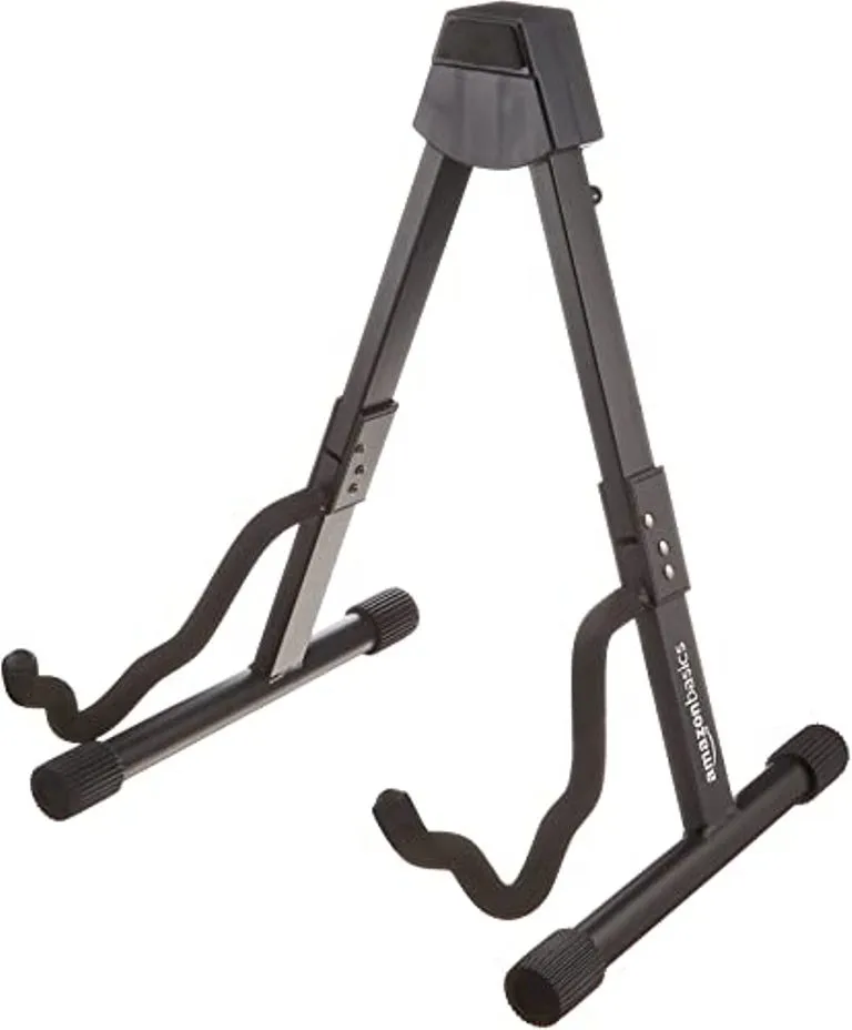 AmazonBasics Guitar Folding A-Frame Stand for Acoustic and Electric Guitars