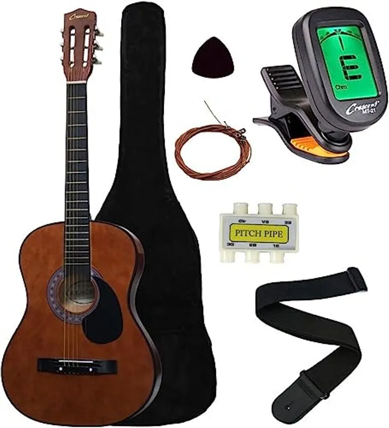 Crescent MG38-CF 38″ Acoustic Guitar Starter Package
